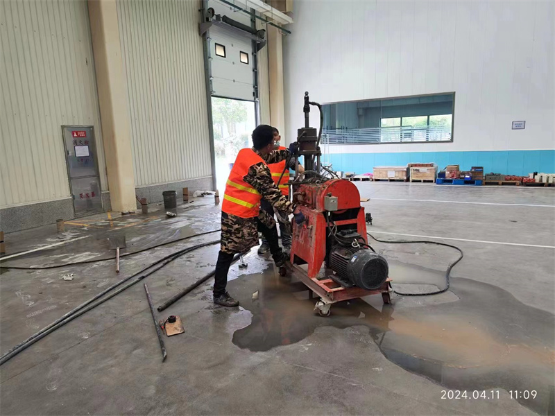 烟台厂房地面下沉塌陷注浆加固施工